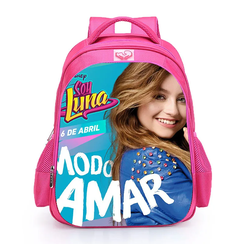 2020 Lovely Girl Soy Luna Schoolbag Cute Backpacks for Teenage Girls School Bag Fashio Pink Printing Rucksack Mochilas