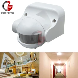 220V Outdoor 180 Degree 50Hz Security PIR Motion Sensor Movement Detector Switch PIR Infrared Wall Light Switch