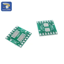 10pcs SOP14 SSOP14 TSSOP14 to DIP14 Pinboard SMD To DIP Adapter 0.65mm/1.27mm to 2.54mm DIP Pin Pitch PCB Board Converter Socket