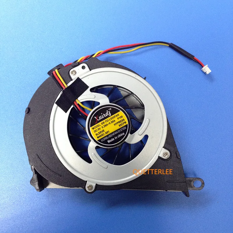 Wholesale&Retail New CPU Cooling Fan For Toshiba Satellite L750 L655 l750D-14R series laptop ADDA AB7705HX-GB3 CWBLA 0.50A 3pin