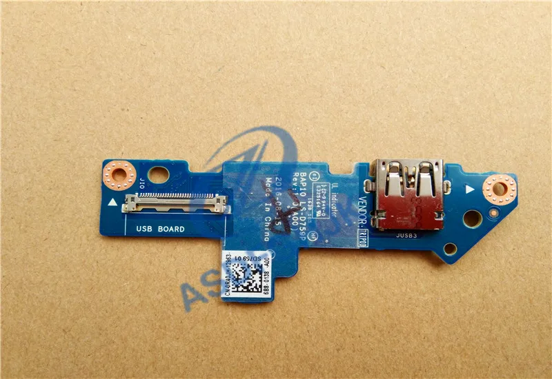 

NEW riginal for Dell FOR Alienware 17 R4 USB IO Board 0R40JH R40JH CN-0G3PWR BAP10 LS-D759P 100% Test ok