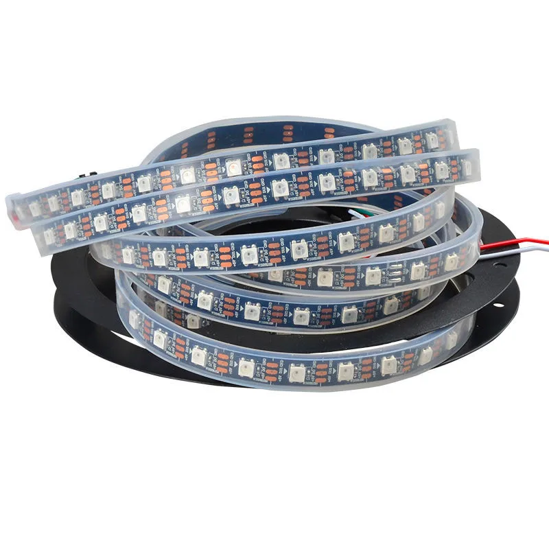 

5M RGB Christmas light Strip Built-in WS2812 IC LED Pixel 30/60/144 LED/m Programmable Individual Addressable DC5V Tape Lamp