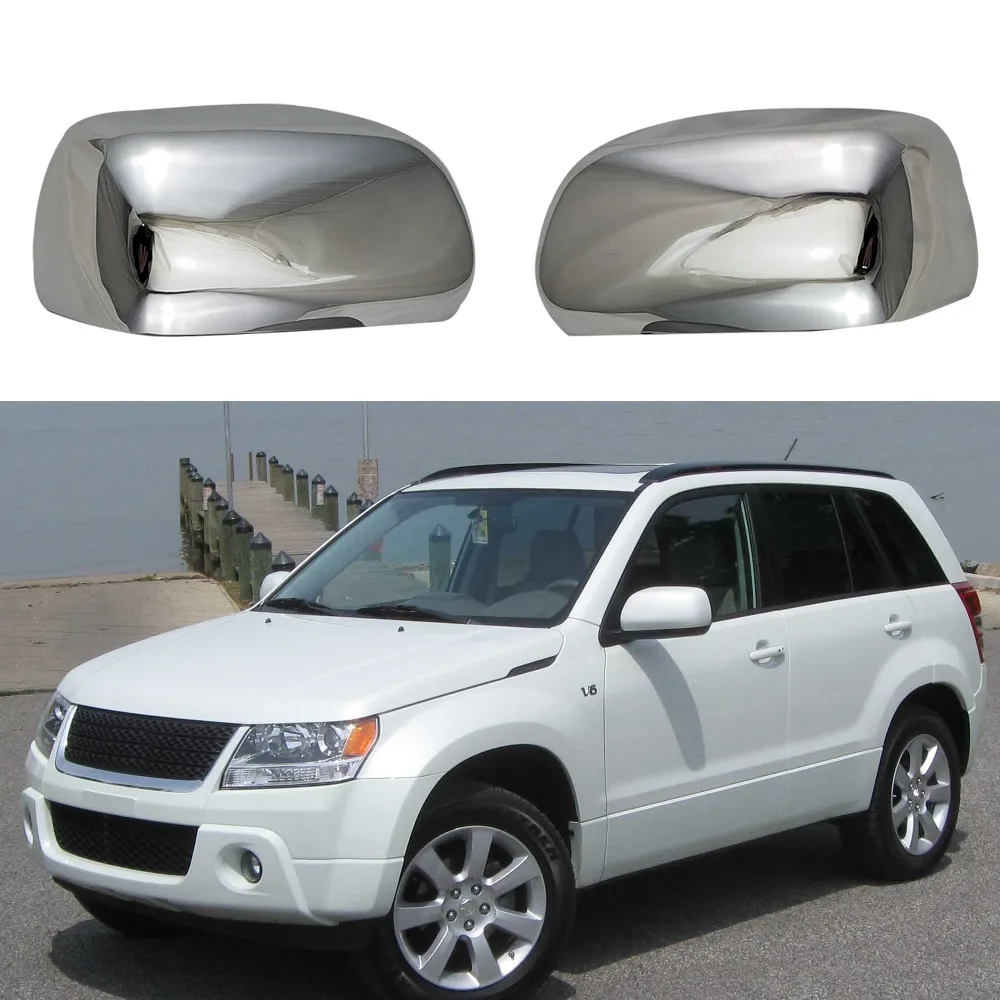 High-quality ABS Chrome accessorie door Rearview door mirror covers For Suzuki Grand Vitara JT 2008-2014