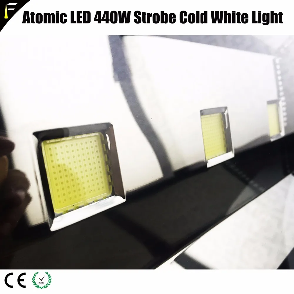 Economic LED 100W*4 Stage Strobe Light With 3-PIN 5-PIN Cold Light Replacement Atomic 3000 w Xenon Lamp Strobes Light