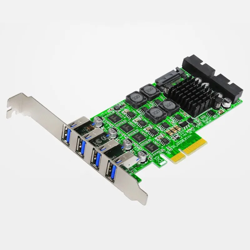 H1111Z Add On Card PCI Express USB 3.0 PCI-E 19 Pin USB 3.0 Adapter PCI-E to USB 3.0 Controller PCI E PCIE USB3.0 Expansion Card