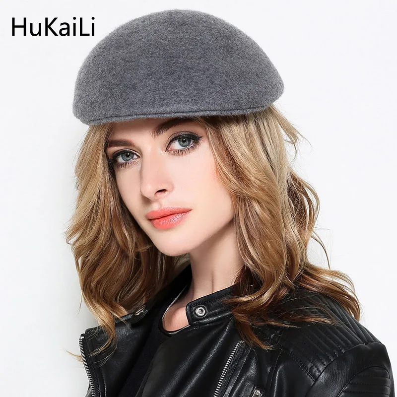 Nobility fashion female cap beret woolen forward cap spring and summer female hat