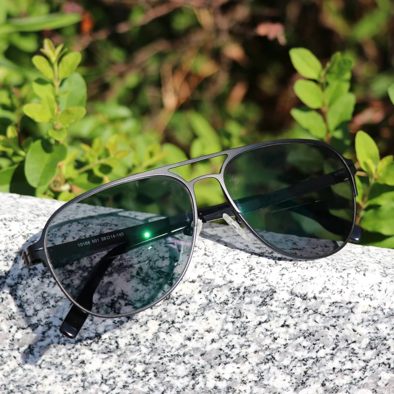 Gafas de lectura bifocales para hombre, lentes fotocromáticas con diseño único sin tornillo, para presbicia, dioptrías, Alemania, 1,0-3,0