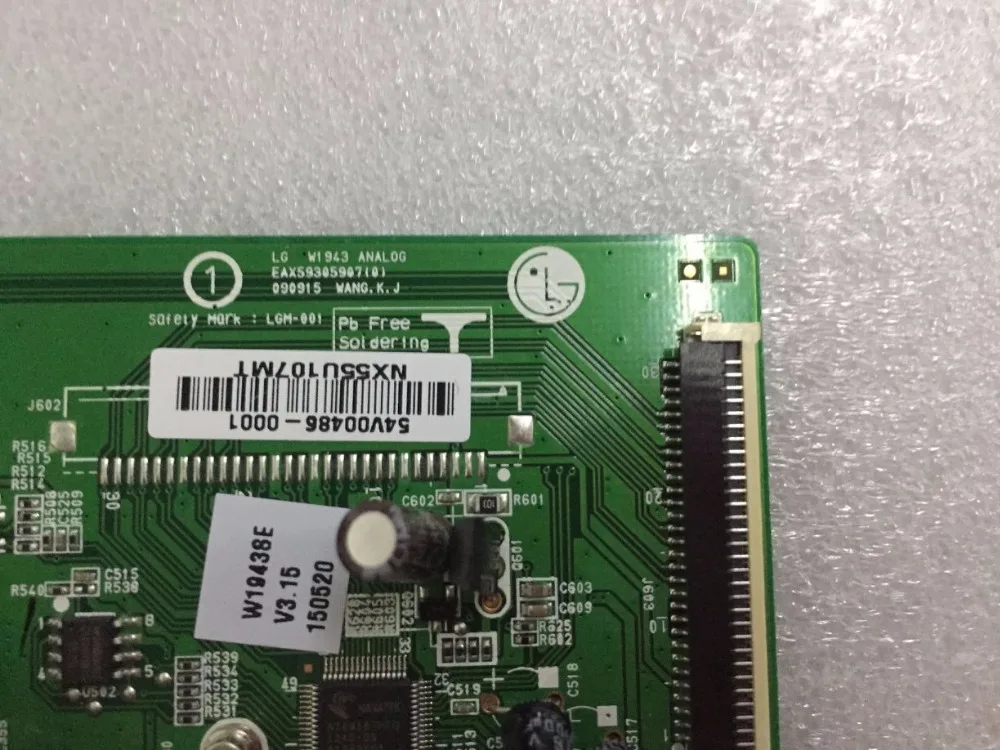 SZYLIJ-Tablero de Conductor EAX59305907, nuevo, W1943SV, W1943SE, Envío Gratis, 1 unids/lote, LGM-001