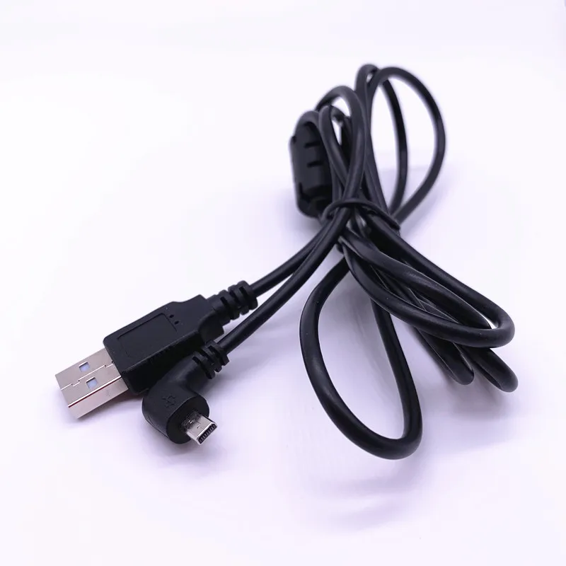 USB Male Plug To Wire 8 Pin Left Angled 90 Degree Plug Camera Data Cable for Olympus FE Series FE-150/160/180/190/20/220/230/240