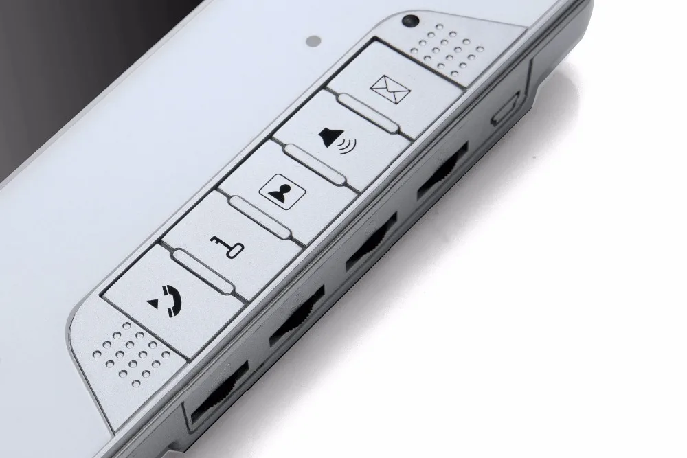 Smartyiba 7 ''Rfid Video Intercom Kit Voor 4 Eenheden Flats/Huis Deurtelefoon Systeem Kit Met Outdoor Rfid acces Deur Camera