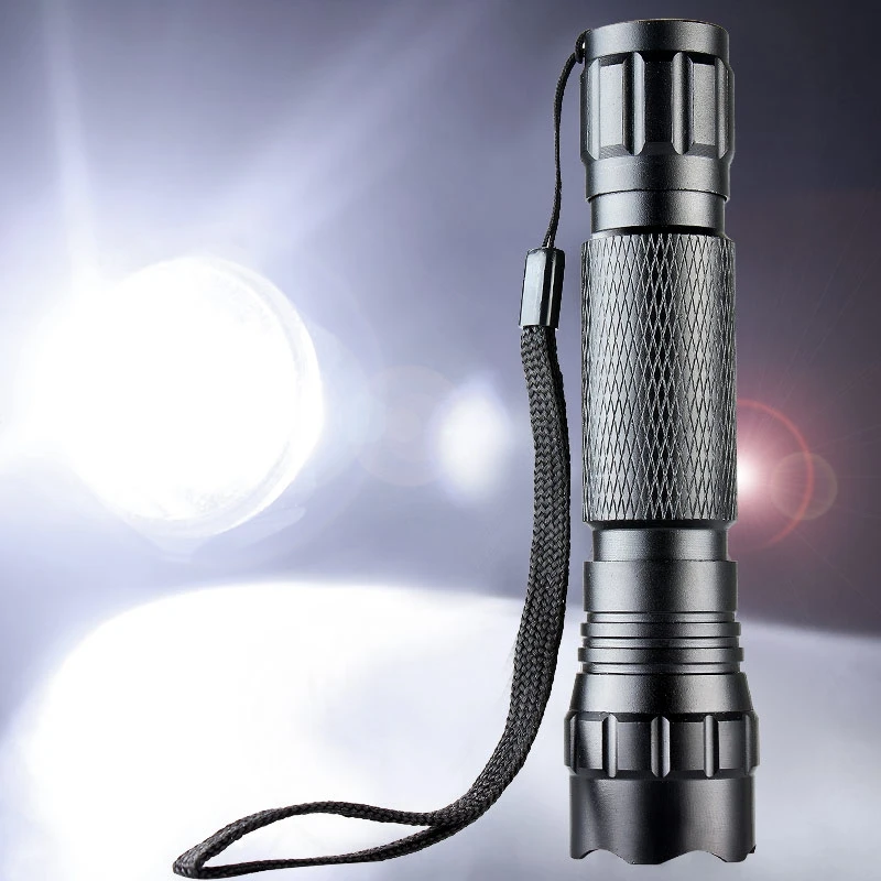 LED Flashlight Torch Tactical light 3000 Lumens 501B Led Flashlight Torch Lamp White Light For 1x18650 battery 5 Modes