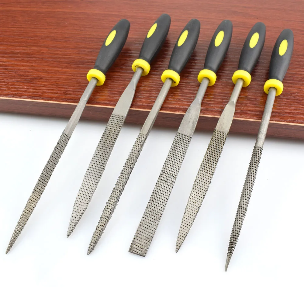 Mini File Set Microtech Needle Rasp Filling Tool Woodworking Files Hobby Hand Diy Folder Metal Filing Flat Wood Carving Tools