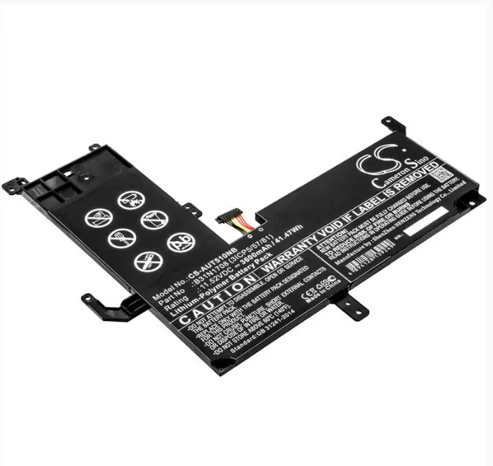 Cameron Sino 3600mAh battery for  ASUS VivoBook Flip TP510 TP510UA 0B200-02720000 B31N1708 (3ICP5/57/81)