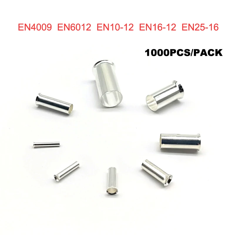

Концевые клеммы для медных трубок, обжимные, EN4009 1000, 12-4awg, EN25-16 шт.