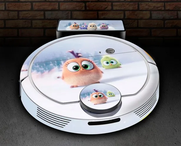 DE55 Robot Vacuum Cleaner Cartoon Sticker Protective Film for Ecovacs Deebot DE55 Robot Vacuum Cleaner Sticker Parts Accessories