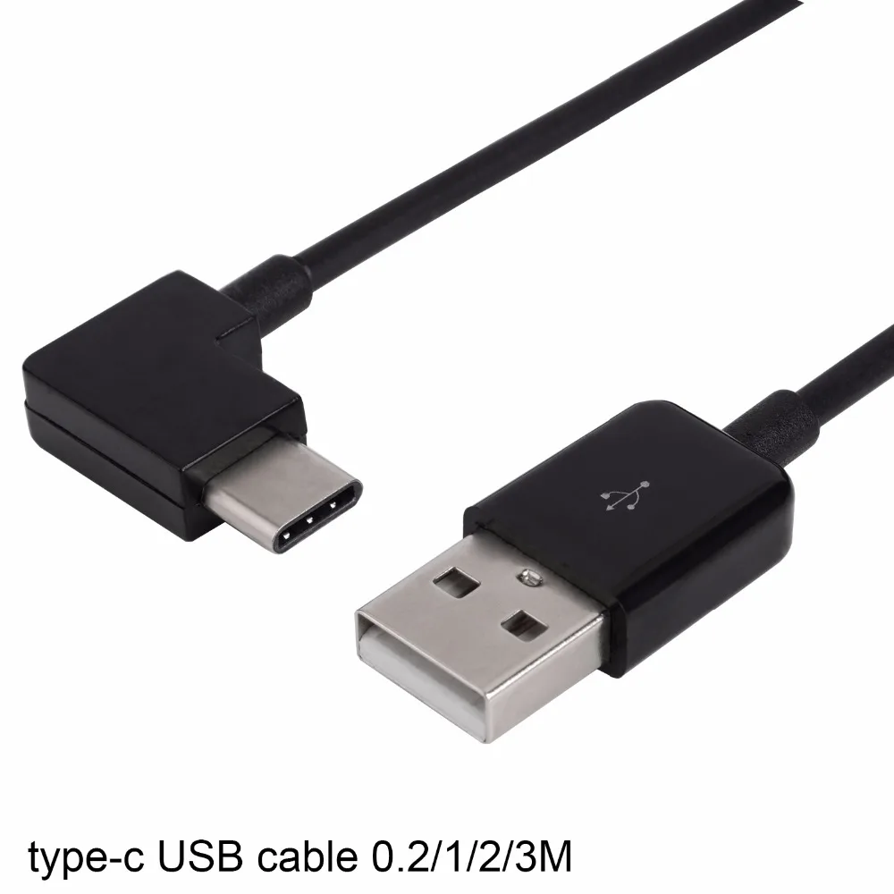 Angolo USB-C USB 3.1 Type-C Angolato Dati Cavo di ricarica 0.2 m 1 m 2 m 3 m, USB C Tipo C Cavo 20 cm 3ft 6ft 10ft 1 2 3 metri