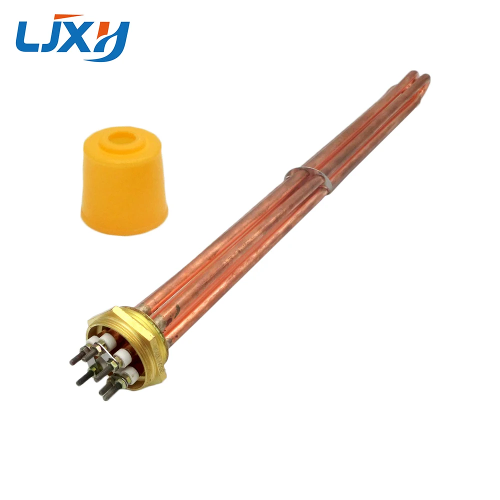 

Copper 1.5"/DN40 Water Heating Element,500mm Lengthening Copper Tube with A Fixed Plate,Heater for Tank&Boiler 380V 6KW/9KW/12KW