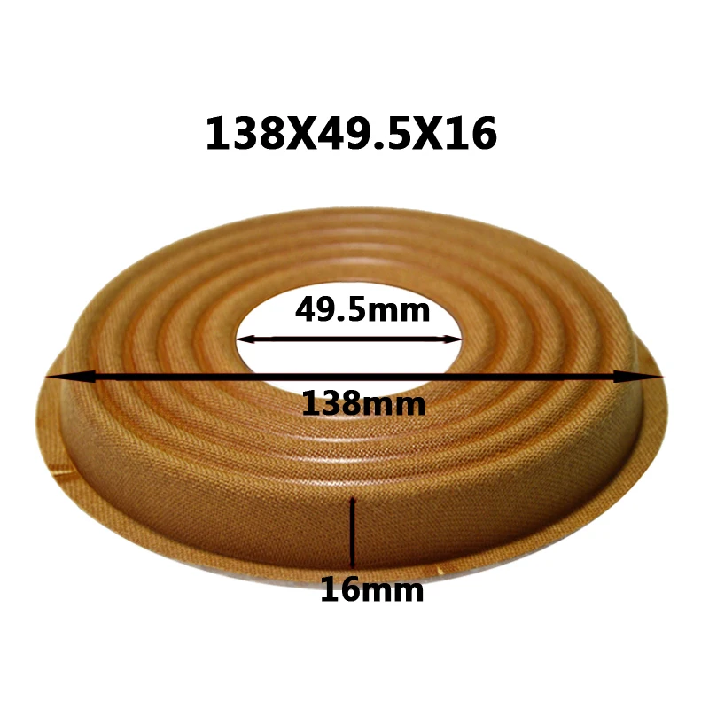 Amortiguador de araña de reparación de altavoz de graves, altavoz de onda elástica, Subwoofer, 138x49,5/140x49,5/145x35,5/145x49,5mm, 2 uds.