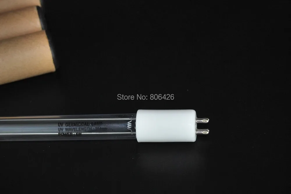 0.5GPM 6W UV water sterilizer bulb/Tap water UV lamp/Ultra violet lamps/germicidal UV lamp single end 4 pins 8000hours life span