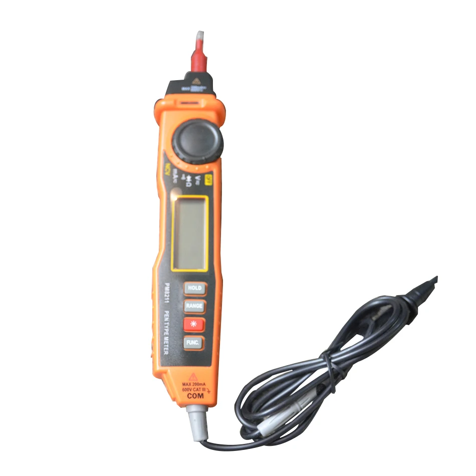 PM8211 Digital Multimeter with probe ACV/DCV Electric Handheld Tester Multitester digital pen type multimeter