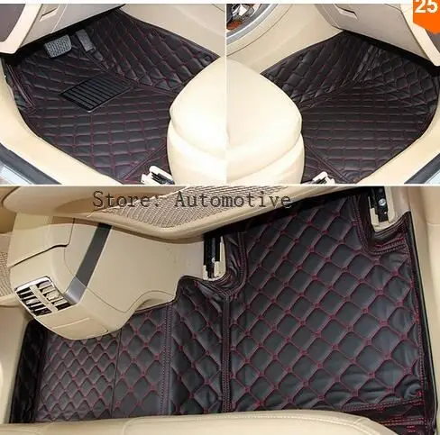 Good! Special carpets for Volkswagen Touareg 2013 waterproof durable leather rugs floor mats for Touareg 2014-2011,free shipping