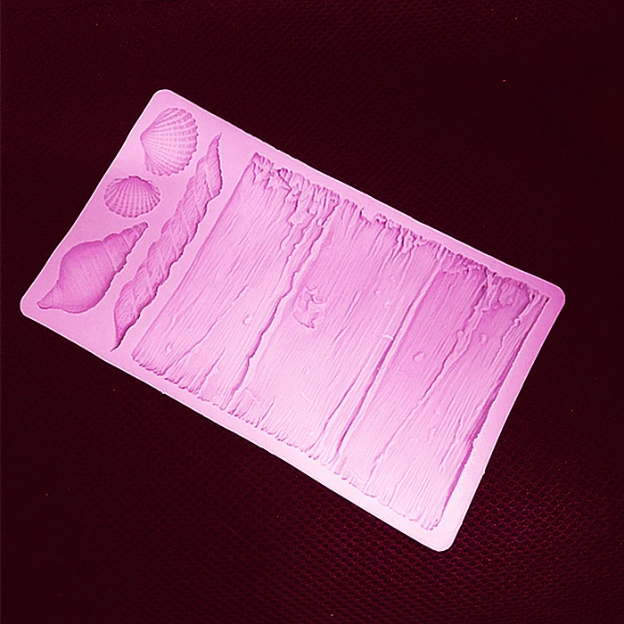 

Shell bark cake Chocolate baking mold Flip mold cake Decorative mold silicone mold P892