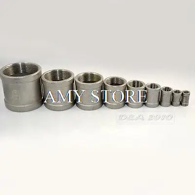Złączka 3/8 "żeńska-3/8" 304 przyłącze gwintowane ze stali nierdzewnej łącznik rurowy NPT