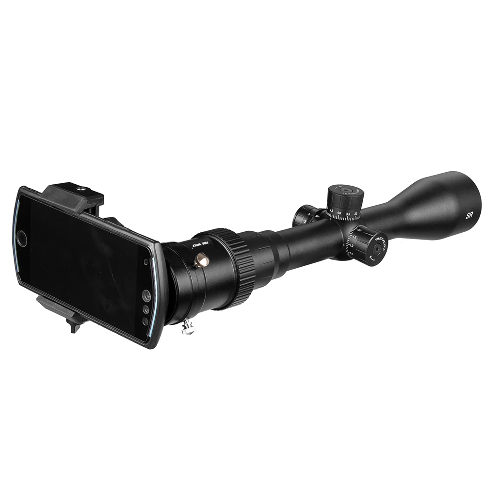 Imagem -03 - Lobo Fogo Sistema de Montagem do Smartphone Caça Riflescope Shoot Mount Adapter para Gun Scope Airgun Âmbito Ampliação de Exibição