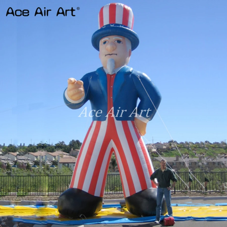 Popular Giant Inflatable Uncle Sam  Inflatable Cartoon Model for Party/ Activities Decoration Made in China