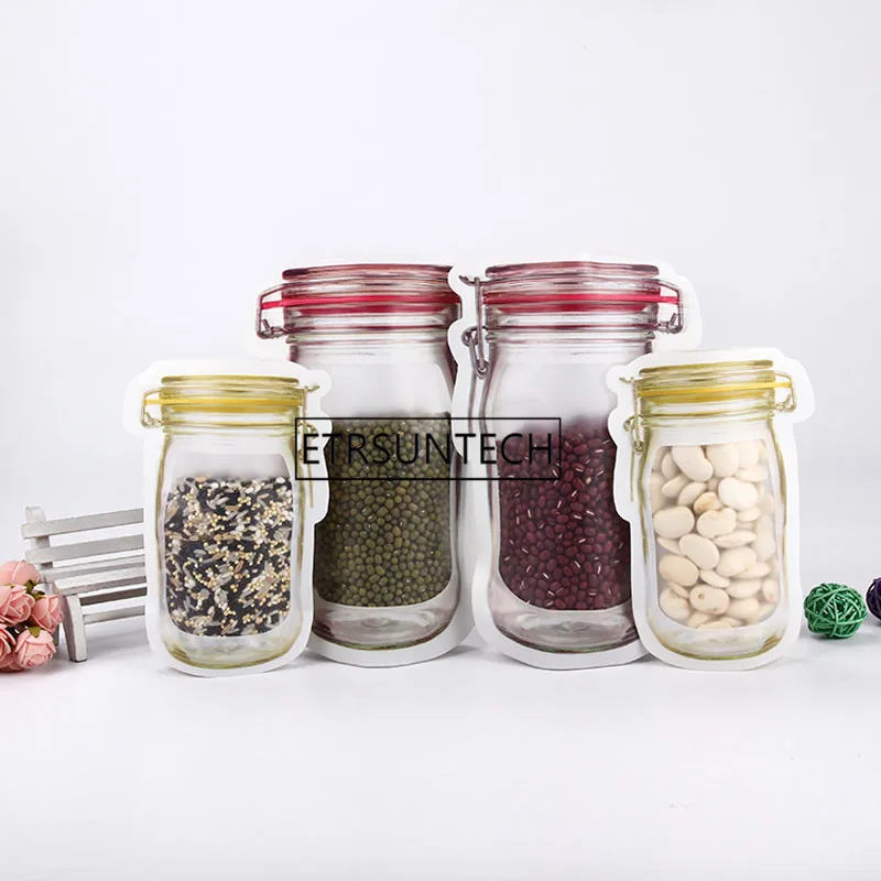 

1000pcs Mason Jar Food Saver PE Bags Kitchen Grains Storage Bags for Sugar Seasoning Bags for Snack Organizer