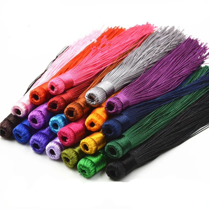 10pcs/lot 12cm Cotton Tassel Hanging Rope Fringe Tassel for Sewing Curtains Garment Home Decoration Jewelry Craft Accessories