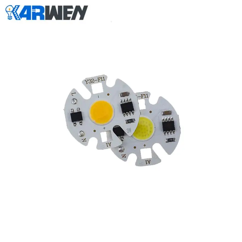 KARWEN 10PCS LED COB lamp Chip Bulb Y32 3W 5W 7W 9W Real Power Input IP65 For Outdoor LED   Bulb FloodLight Cold Warm White 220V