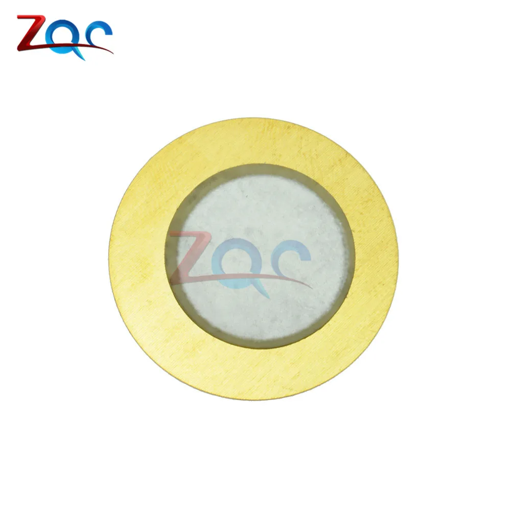 10pcs 12mm 15mm 18mm 20mm 27mm 35mm Piezo Elements Sounder Sensor Pad Round Trigger Drum Disc Copper 6.5KHZ