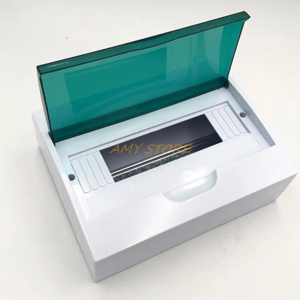 1Pc Modo di 12 Contenitore di Plastica Residence Surface Mounted Scatola di Distribuzione Centralino Su Guida DIN Scatole Elettriche Custodie