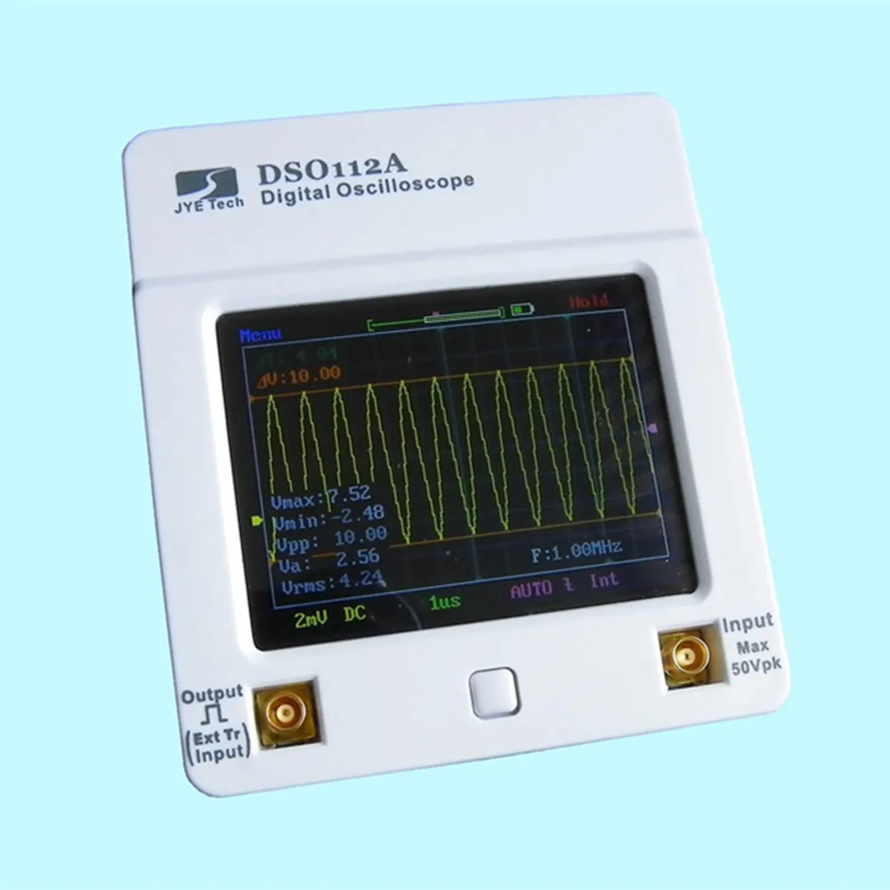 Osciloscopio DSO 112A TFT Touch Screen Portable Mini Digital Oscilloscope USB Interface 2MHz 5Msps oscyloskopy osciloscop