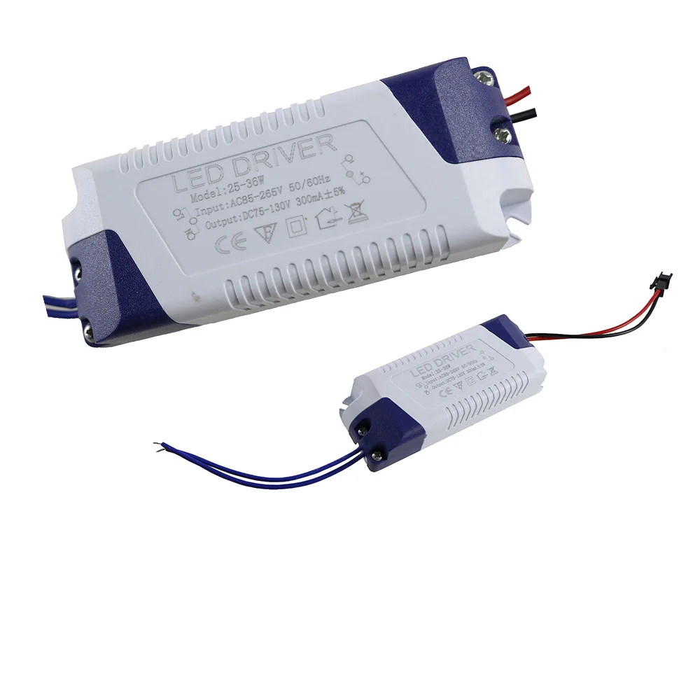 (25-36)x1W LED External Driver 300mA DC 75V ~ 130V Led Driver 25W 27W 30W 31W 35W 36W Power Supply AC 110V 220V for LED lights