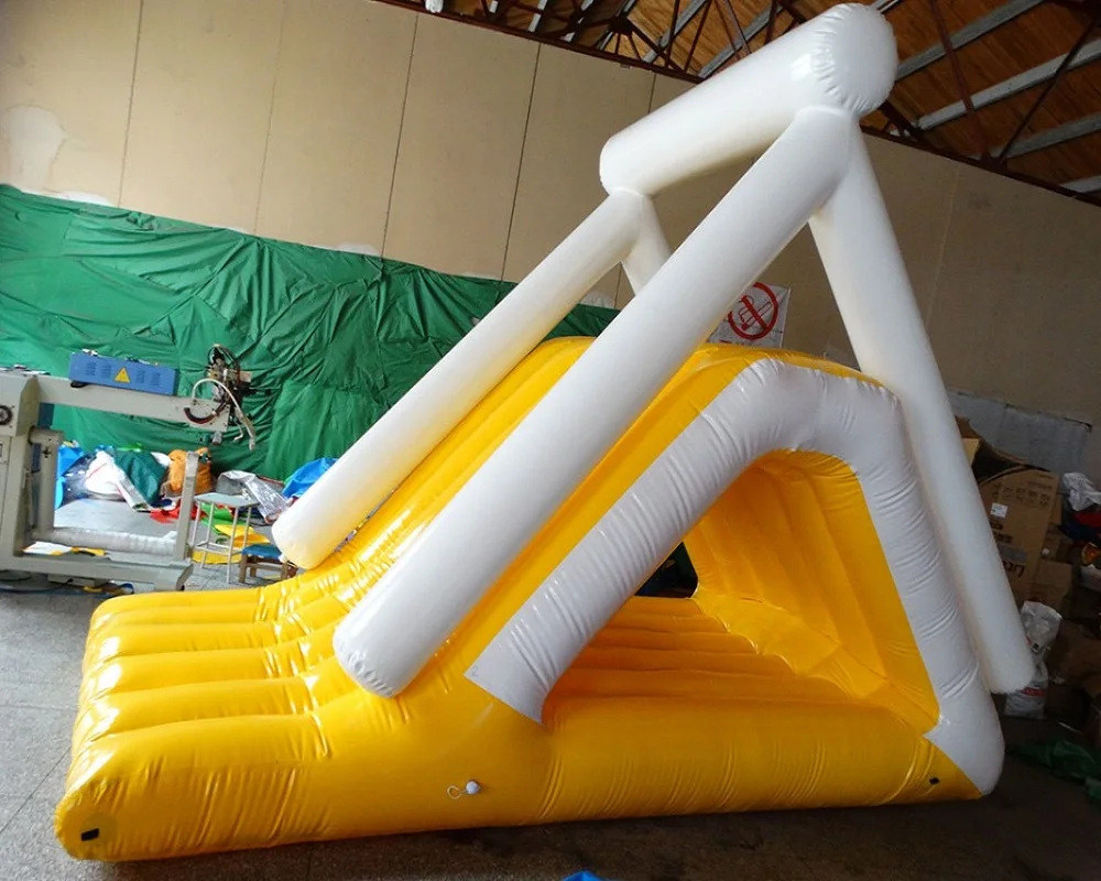 Outdoor Inflatable Water Slide- Large Floating Entertainment Equipment - Fun Sports for Lakes and Rivers