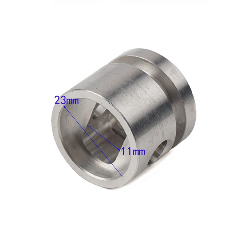 Silver Tone Aluminum Electric Hammer Drill Piston for Bosch GBH5-38, Impact drill piston accessories .Free Shipping!