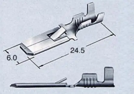 instead of female Crimp Terminals (pins) 14-20 AWG copy 1500-0105 crimp terminal