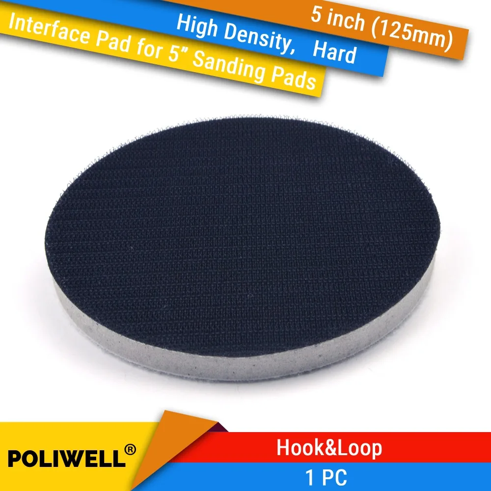 5 Inch 125mm High Density Hard Sponge Surface Protection Interface Pads for 5