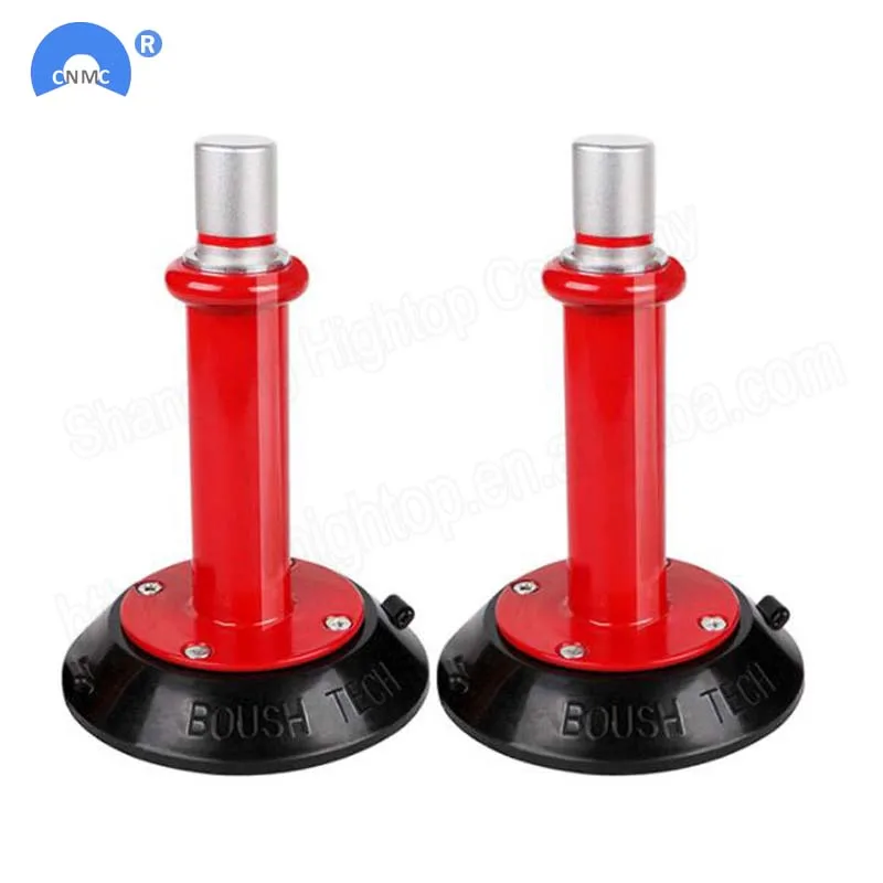  5 Inch Vacuum Suction Cup Glass/Stone Lifter Heavy Duty Vertical Hand-held Cups for Flat to Curved Surfaces Metal Handle