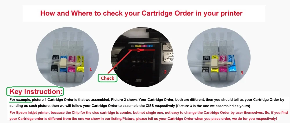 YOTAT 1set Empty CISS ink cartridge T1411 T1412 T1413 T1414 for Epson ME32 ME320 ME Office 900WD Office 960WD printer