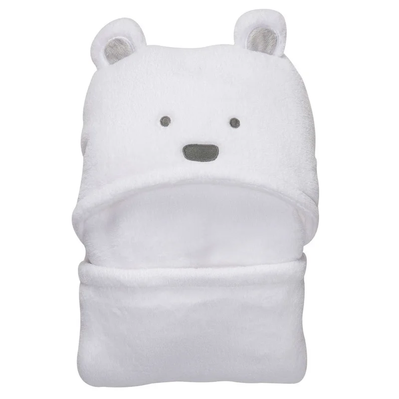 Animal Hooded Baby Bathrobe Coral Fleece Newborn Blankets Sleepwear Baby Clothes Newborn wrap envelope Hot Sale