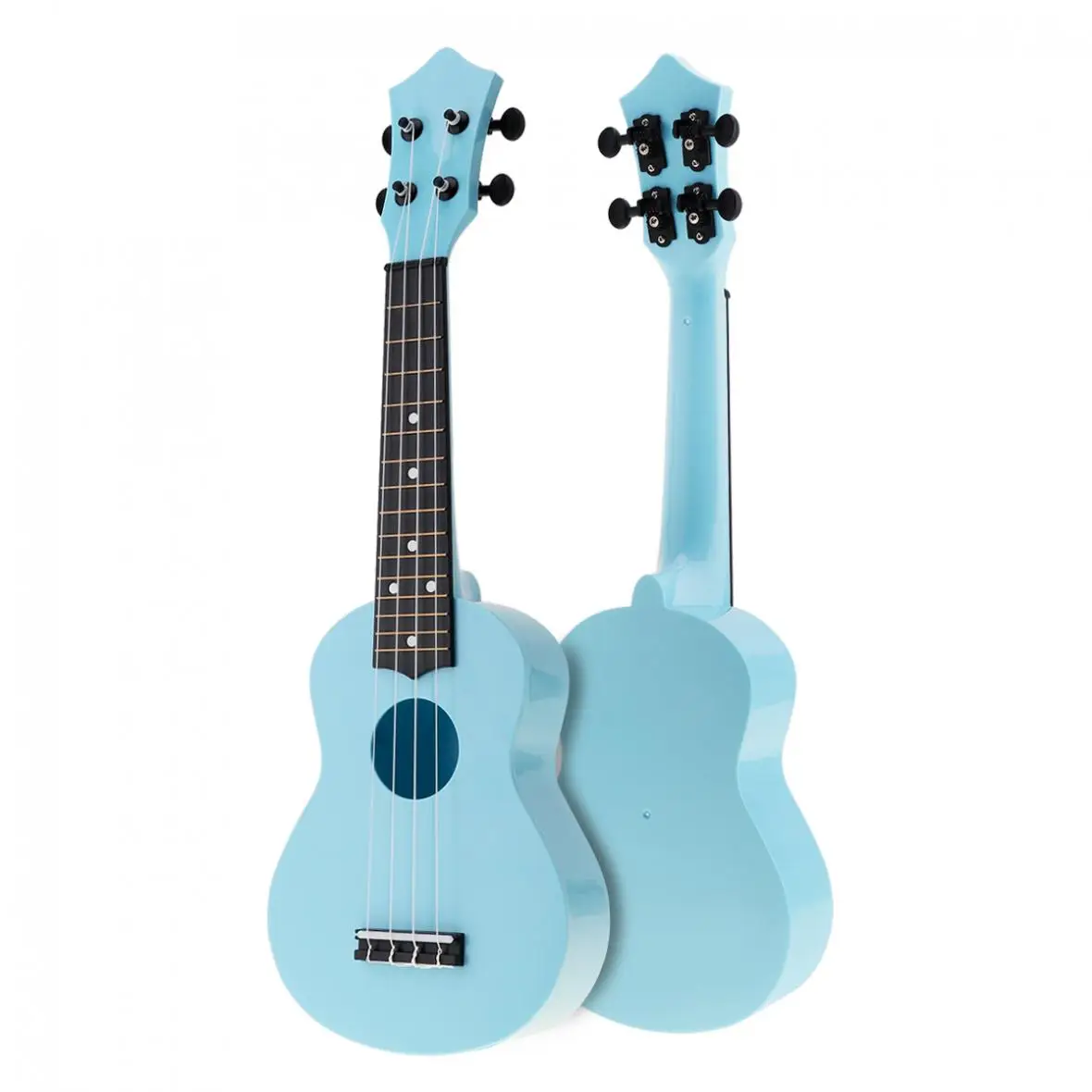 4 Strings 21 Inch ABS Ukulele Full Kits Acoustic Colorful Hawaii Guitar Guitarra Instrument for Music Beginner