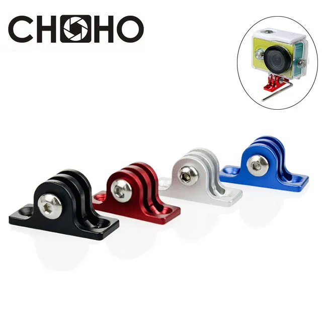 CNC aluminiowy uchwyt płaskie mocowanie niska powierzchnia deski surfingowej dla GoPro 11 8 7 9 10 SJCAM SJ5000 Xiaoyi II Lite 4K akcesoria