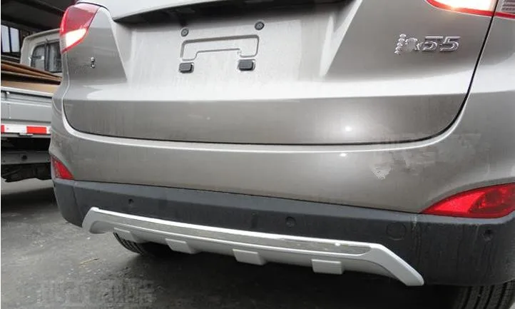 for hyundai IX35 2010-2013 Auto parts ABS front and rear Bumper Protector Skid Plate cover