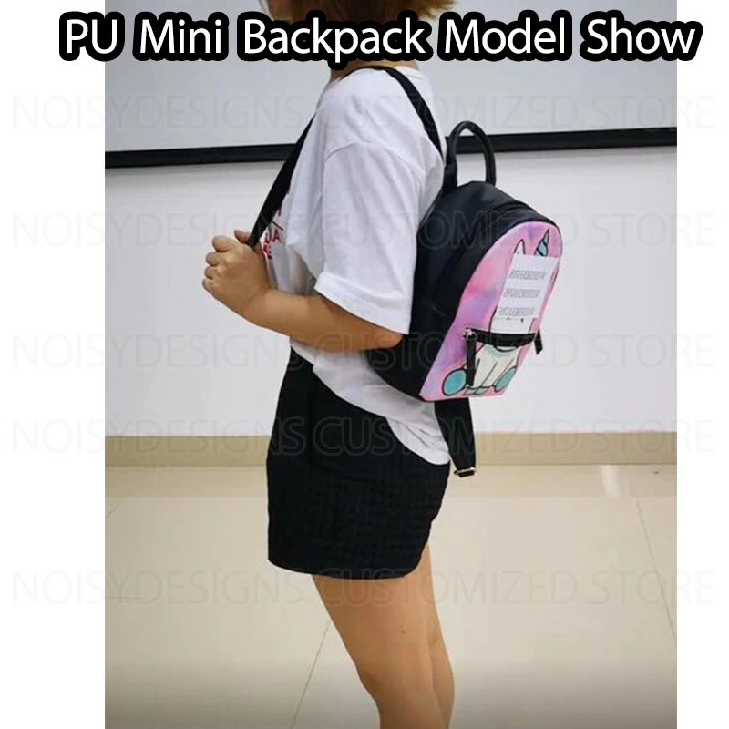 Women PU Leather Mini Balck Backpacks 3D Skull Print Cool Men Laptop Teenager School Girl Lady Mujer Best Bag Gift Drop Shipping