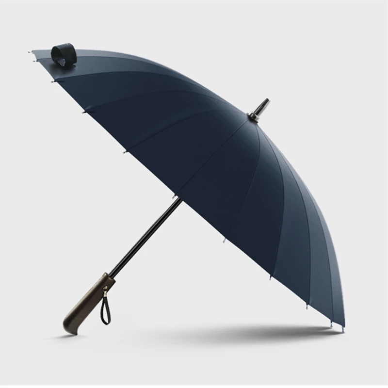 OLYCAT-Large Rain Umbrella for Men and Women, Windproof, Walking Stick, Golf Umbrellas, Parasol Cane, 24K