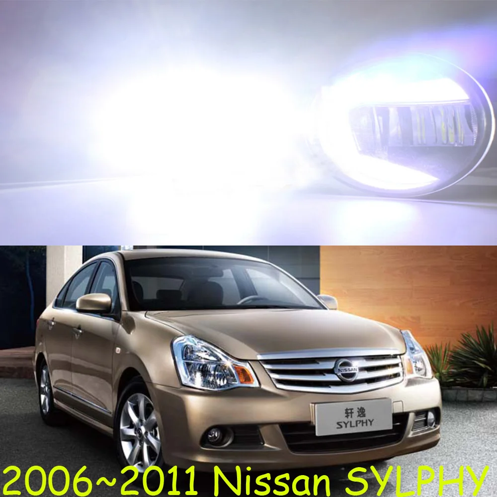 

car bumper lamp for headlight Sentra Sylphy Daytime light LED car accessories daylamp for versa Hybrid Pathfinder fog lamp