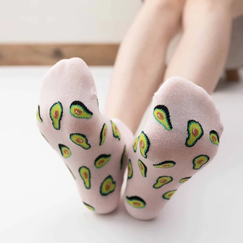 SP&CITY Cheap Cartoon Fruit Ankle Socks Women Cotton Colored Short Socks Female Casual Summer Thin Boat Socks Fashion Hipster